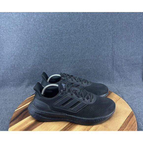 Adidas PureBoost 23 Black Carbon Running Sneakers Shoes IF2375 Men's Size 10.5 - Picture 1 of 10